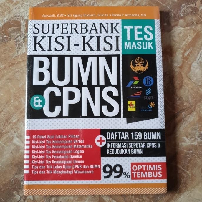 

ORIGINAL SUPERBANK KISI-KISI TES MASUK BUMN CPNS