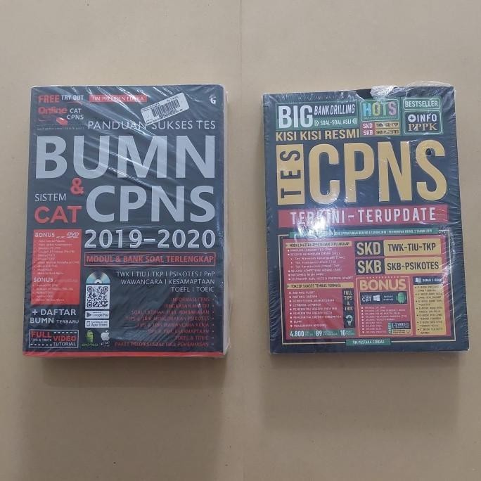 

BEST SELLER PAKET HEMAT 2 BUKU CPNS CAT 2019-2022