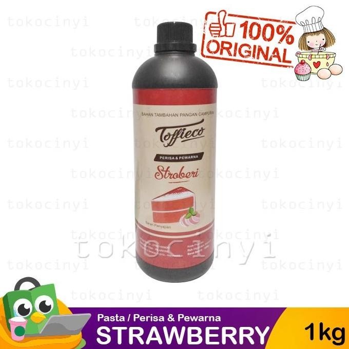 

Toffieco Pasta Perisa & Pewarna - Strawberry / Stroberi 1Kg