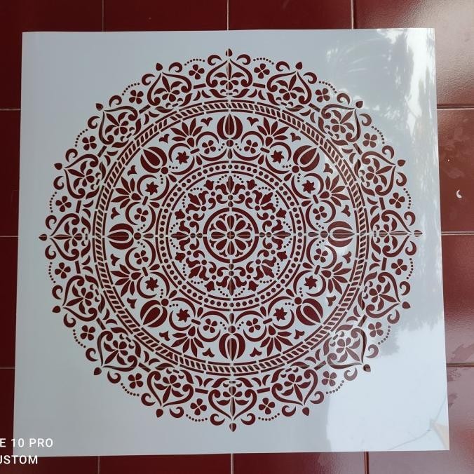 

Stencil Mandala 18 Ketebalan 200 Micron