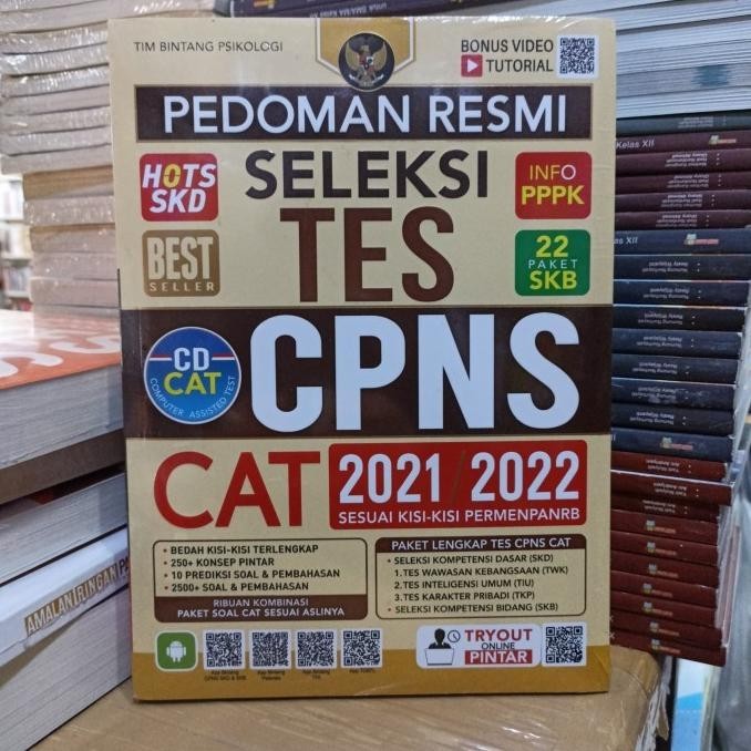 

Pedoman Resmi Seleksi TES CPNS CAT 2021/2022(plus CD CAT)