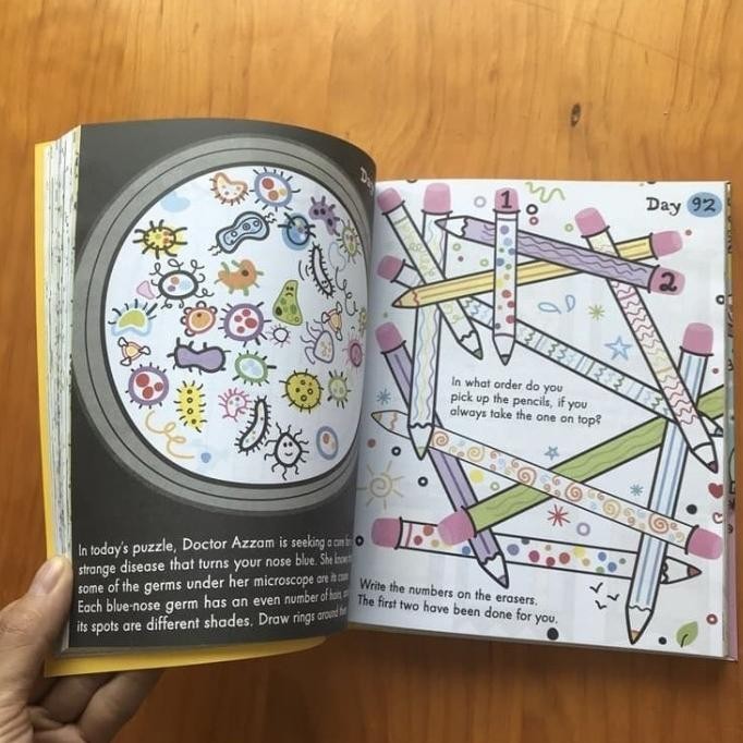 

Usborne A Drawing English Colouring Child A Day A Puzzle Cognitive
