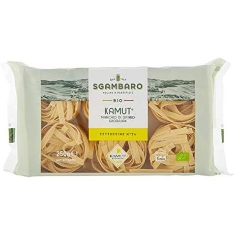 

Sgambaro Khorasan Kamut Fettuccine N 74 | Pasta Fetucini 250 Gr