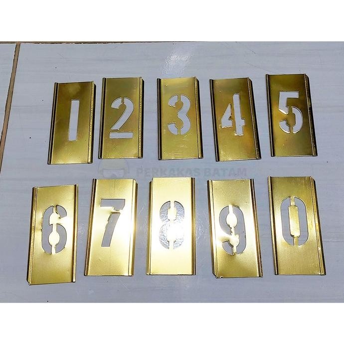 

Stensil Brass Kuningan Angka 100Mm Stencil Brass Nomor Number 4 Inch