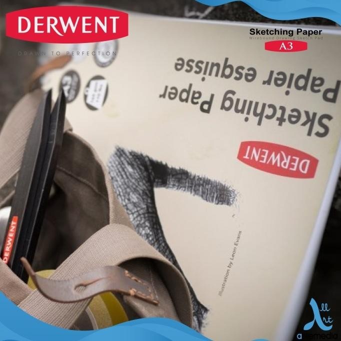 

Buku Sketsa Derwent A3 Sketch Pad Wirebound Drawing Sketching Paper