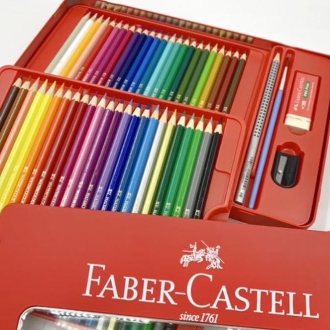 

Pensil Warna Watercolor 48 Warna Tin Faber Castell
