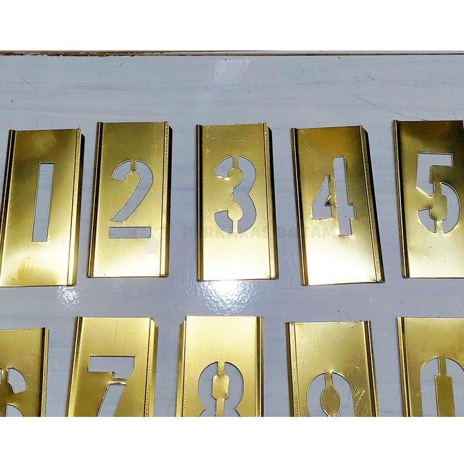 

Stencil Brass Number 25Mm Brass Stencil Angka Stencil Nomor