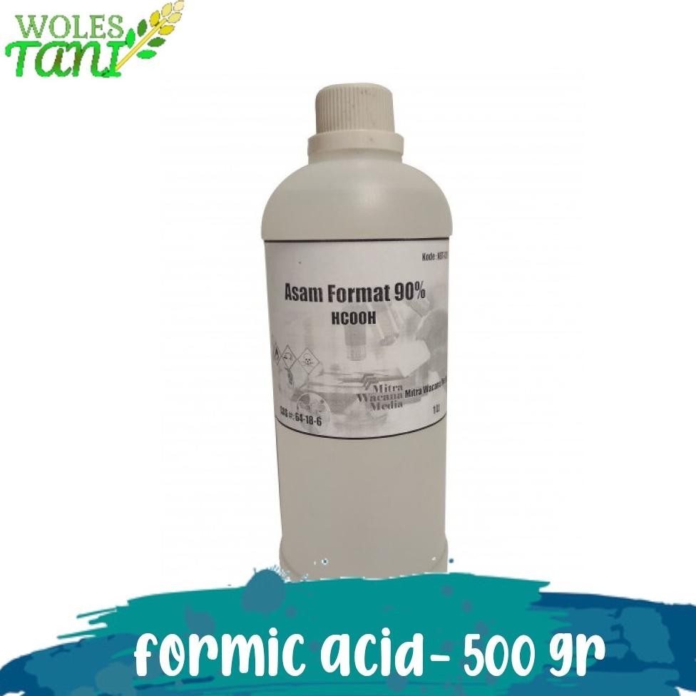 ORIGINAL Pupuk Pertanian Formic Acid Asam Format Asam Formiat Sintas 90 500 Gram fg-80