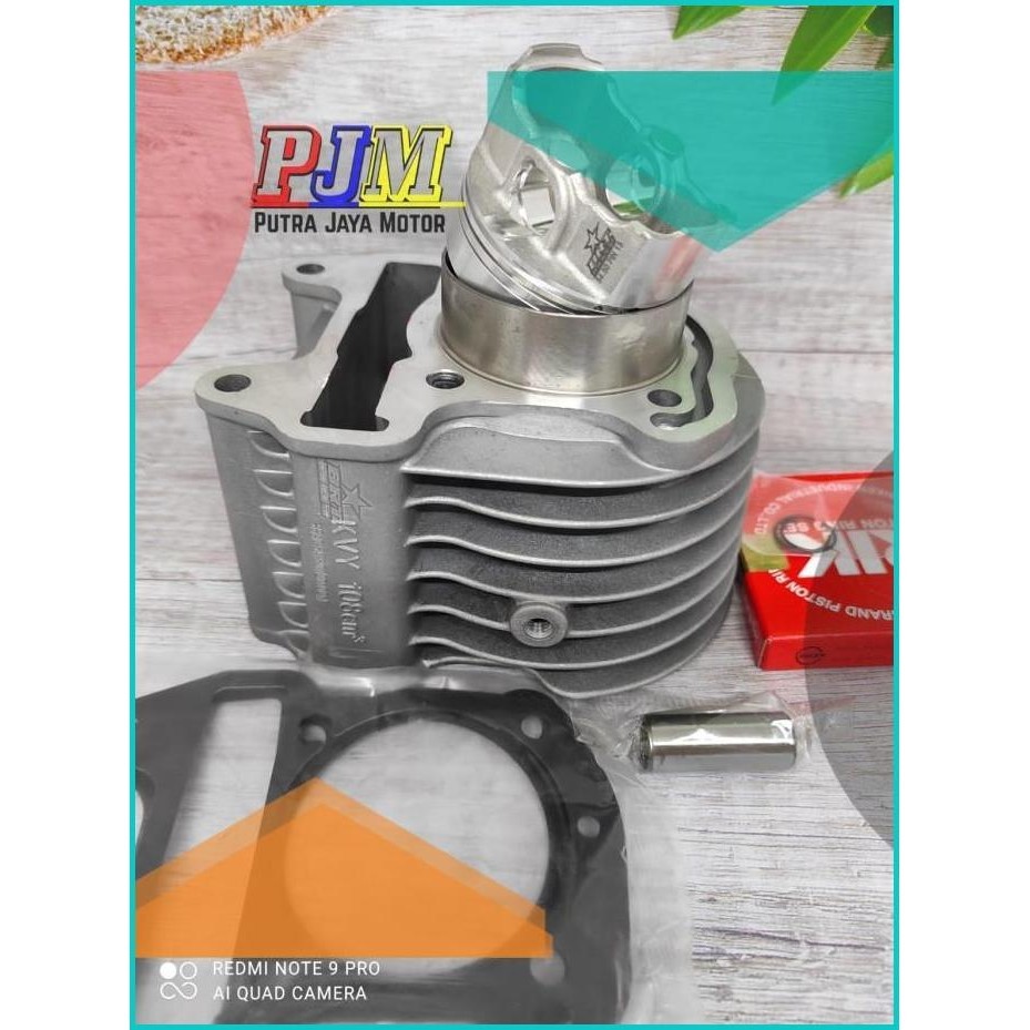 BLOK SEHER BEAT SCOOPY SPACY KARBU 54.5 SET BORE UP 130CC BRT 13m4yZ4