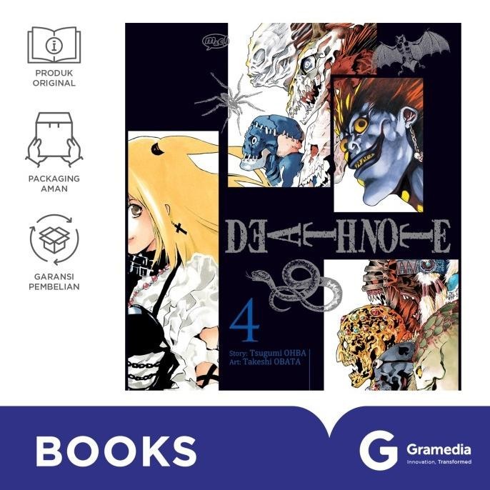 Komik Death Note New Edition Vol 4 (TSUGUMI OHBA/TAKESHI OBATA) TD'