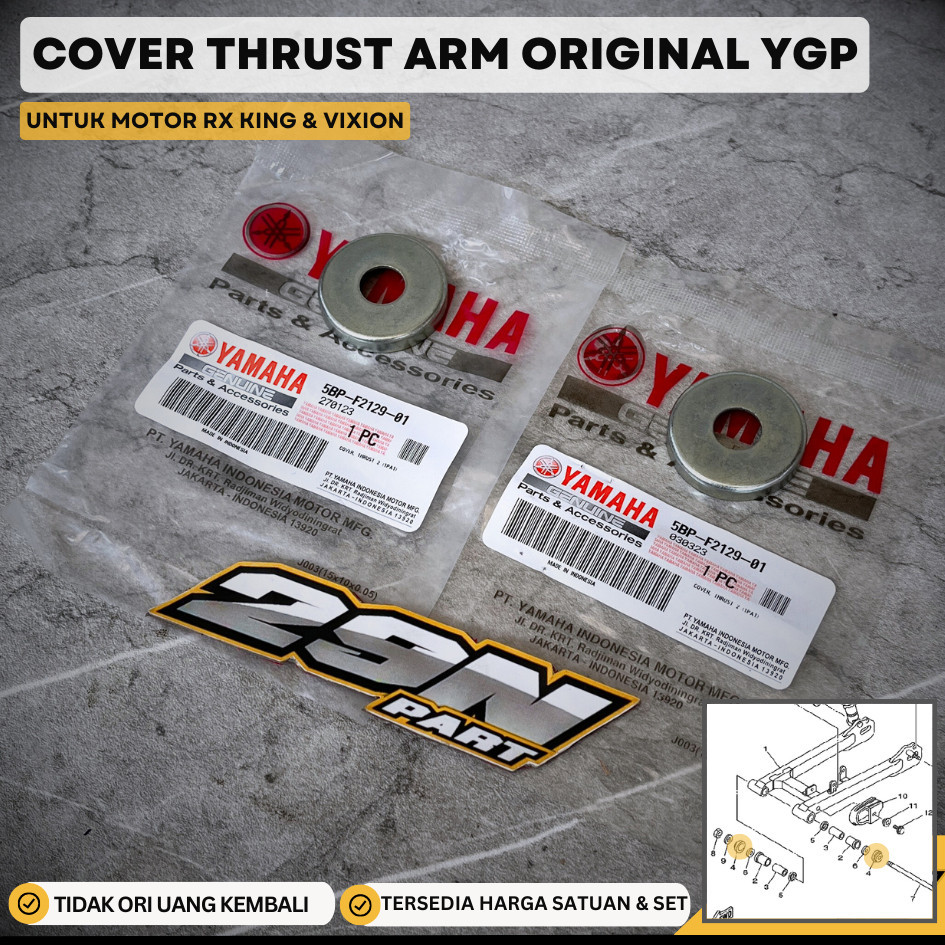 Cover Thrust Tutup Bosh Swing Arm RX KING Vixion Original 5BP-F2129-01