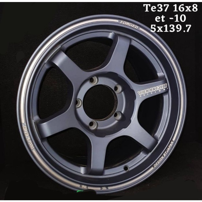 VELG VOLK RAYS TE37 R16 PCD 5X139 KATANA JIMNY ESCUDO TAFT FEROZA JEEP