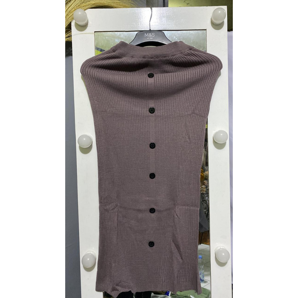 Promo Mega Sale 5.5 // ROK RAJUT KANCING / ROK SPAN KANCING RAJUT / ROK PANJANG WANITA / MAXI SKIRT/