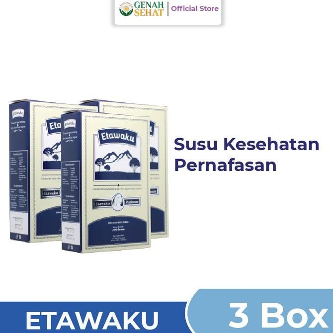 

3 BOX ETAWAKU PLATINUM SPESIAL SUSU KAMBING ETAWA 100% PRODUK ASLI