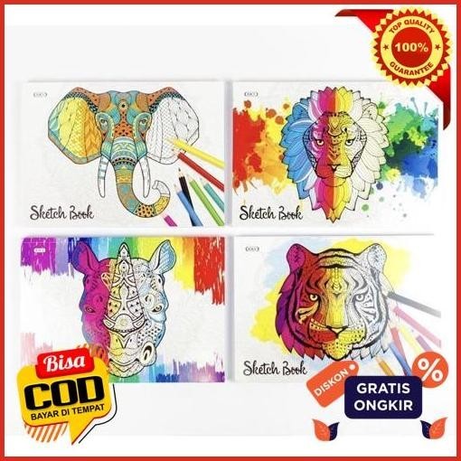 

Baru (1Pcs)Kiky Sketch Book / Buku Sketsa Ukuran A4 Isi 50 Lembar Bahan Bermutu