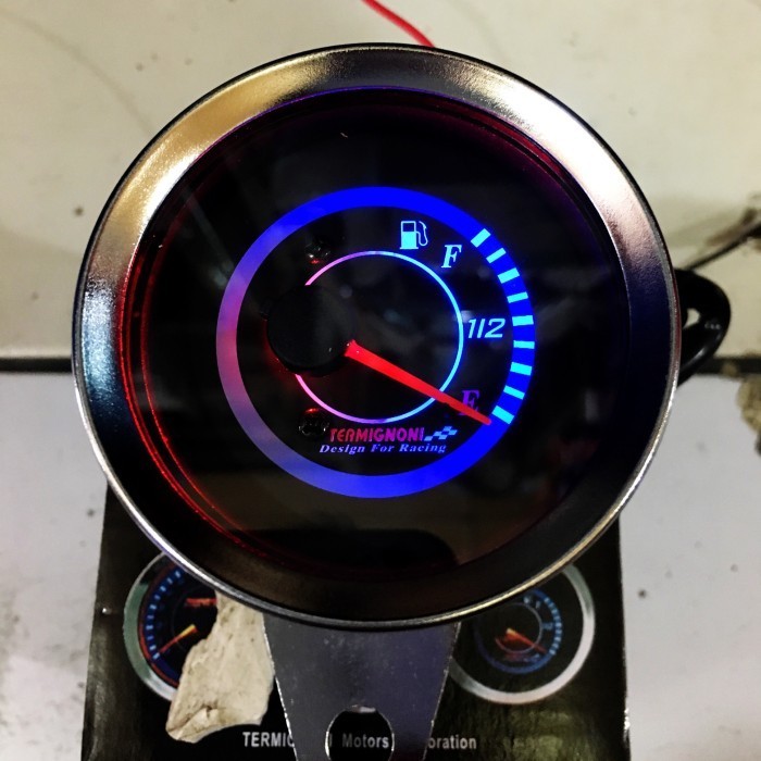 FUEL METER AMPERE BENSIN JARUM LED UNIVERSAL MOTOR