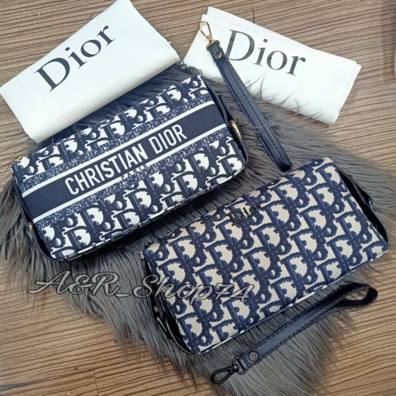 [PREMIUM] BEST PRODUCT Handbag Dior Grafithie Pouch Bag Tas Tangan Premium Quality