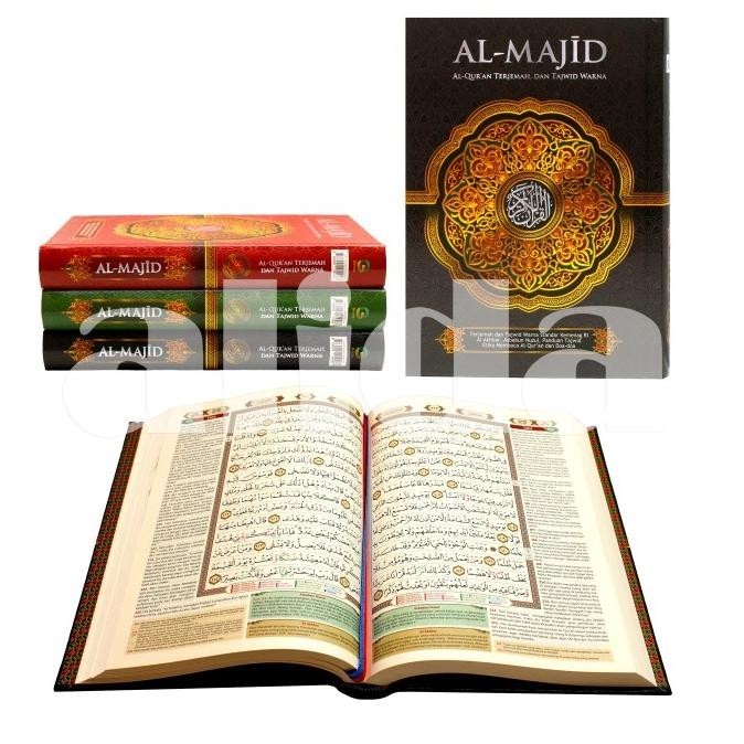 

AlQuran Al-Majid besar (A4) , Al-Quran Tajwid Terjemah Almajid