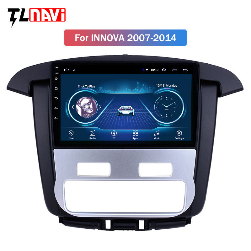 Head Unit Android Toyota Innova Navigation Bluetooth 10 inch