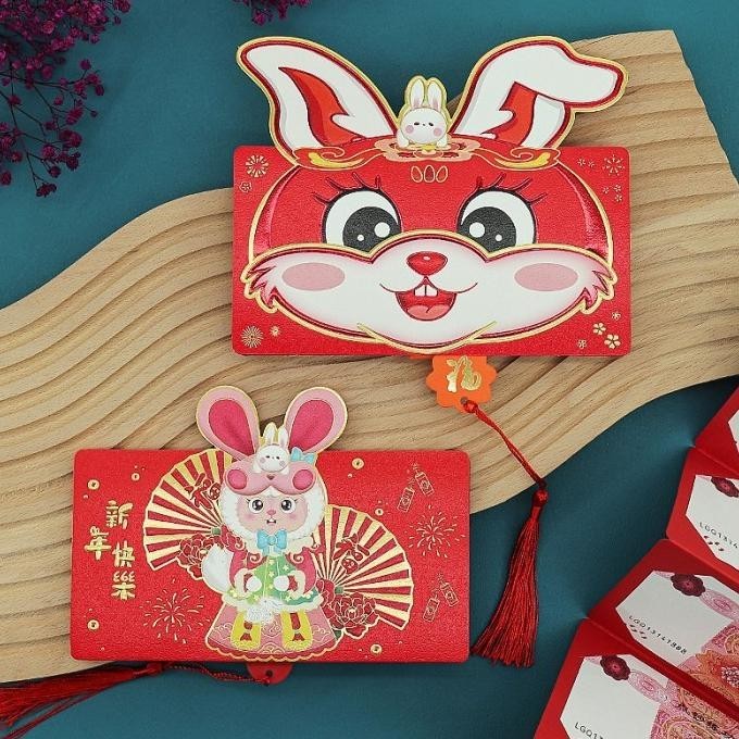 

OLH - NEW Angpao Lipat Kelinci 2023 Angpau Susun 10 Lembar Ampau Imlek TERLARIS