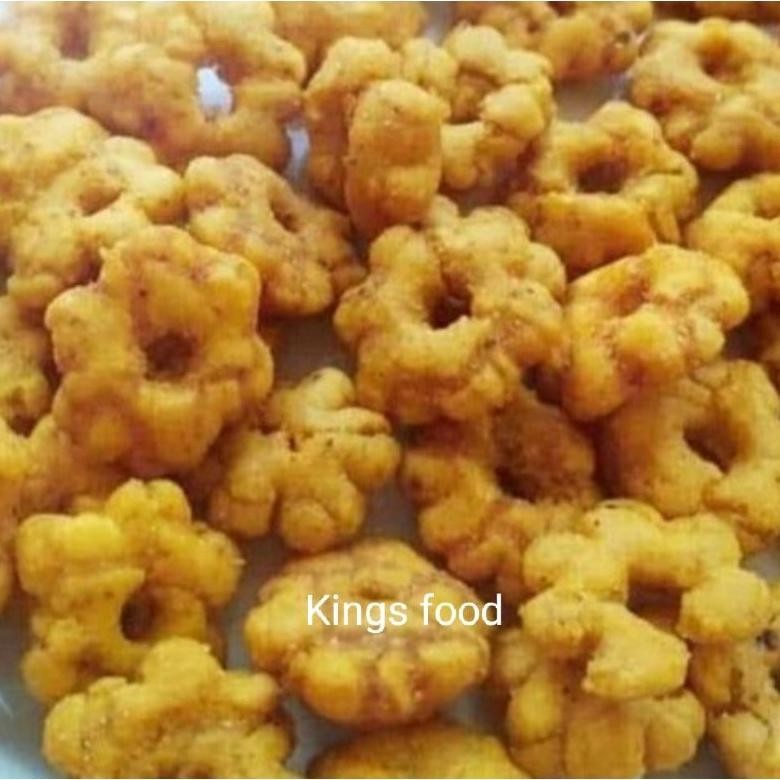 

SNACK SAKURA BINTANG ASIN GURIH/SAKURA ASIN 1KG/ CEMILAN JAMAN OLD