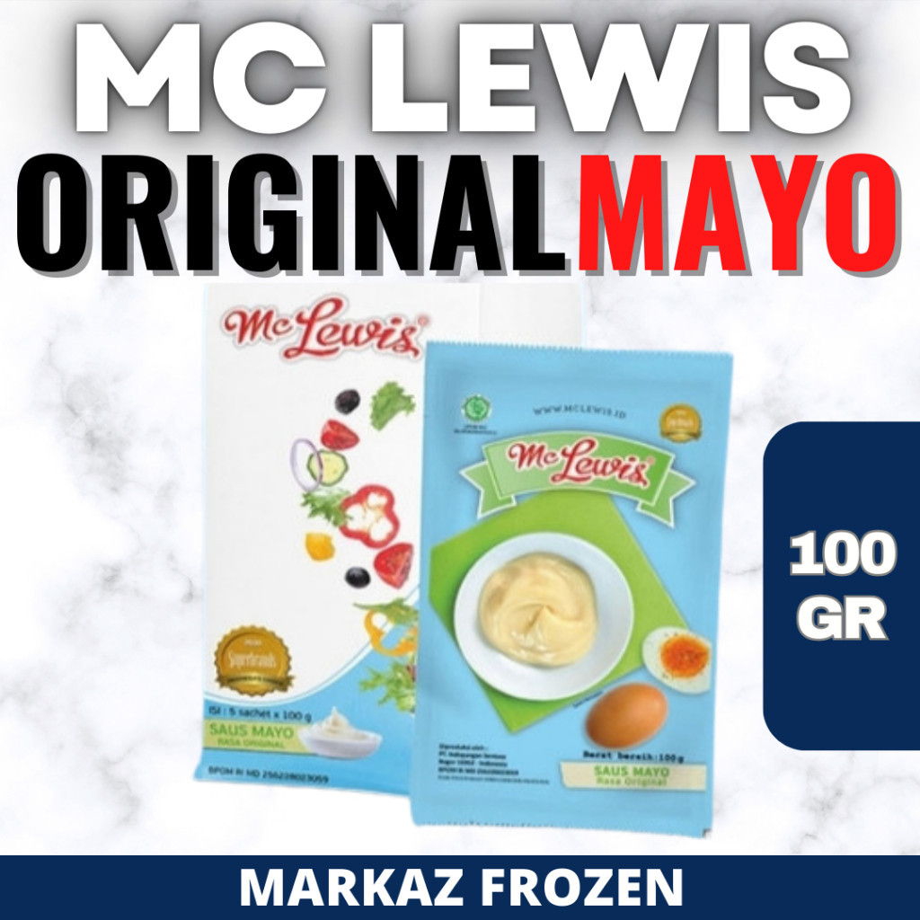 

MC LEWIS MAYONAISE SACHET 100GR (50/Q)