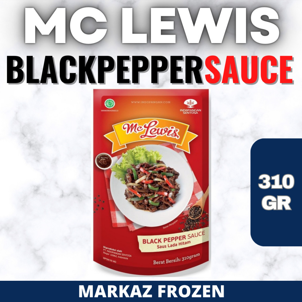 

MC LEWIS BLACKPEPPER SAUCE 310GR (20/Q)