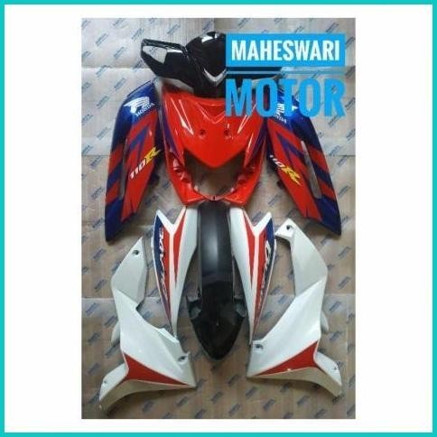Full Cover Body Halus Honda Blade Lama 110 R 2008 2010 Biru Putih. 13m