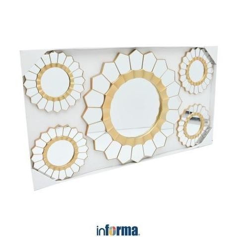 Informa - Hiasan Dinding Set 5 Pcs Km34 - Gold