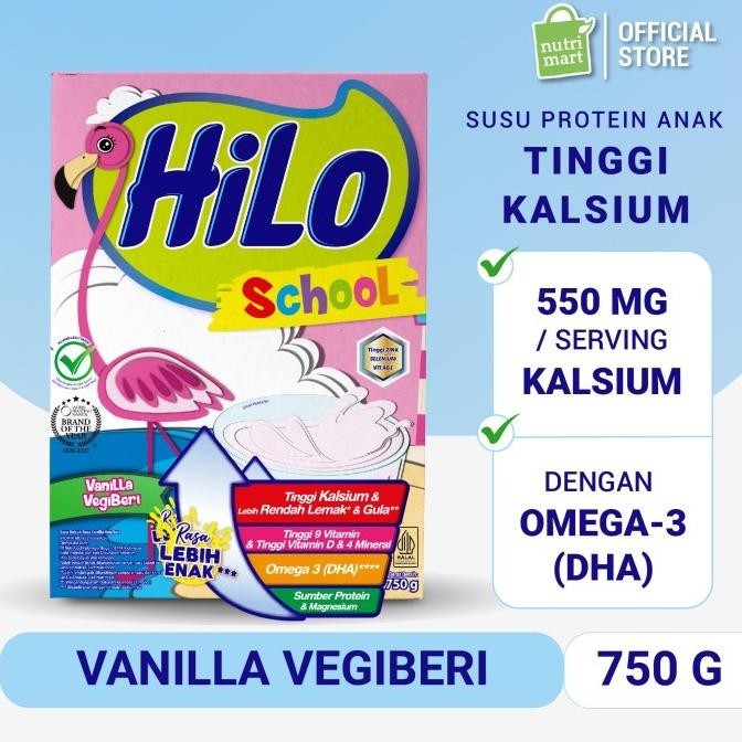 

HiLo School Vanilla Vegiberi 750gr - Susu Tinggi Kalsium