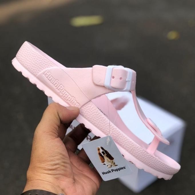 Sendal Wanita Ungu Jepit Hush Puppies Original Purple Sandal Jepit Dearpoppy717