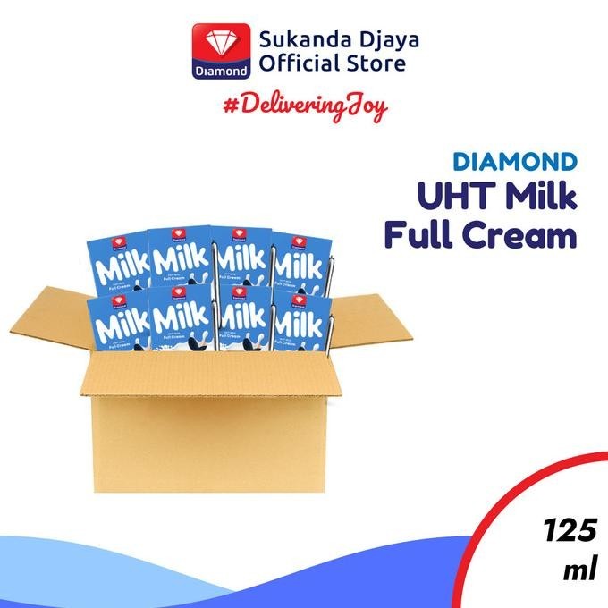 

UHT Milk Diamond Full Cream 125 Ml 1 Karton