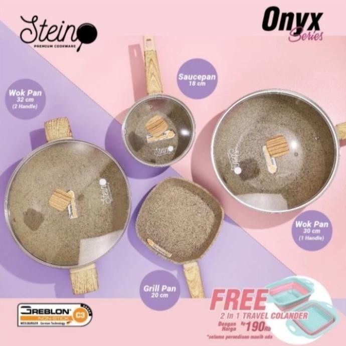 Stein Cookware Paket Onyx Santypurnama75