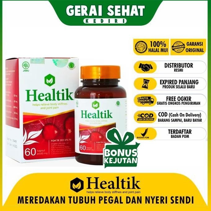 PROMO BARUUU HEALTIK | OBAT HERBAL | MENGATASI ASAM URAT | OBAT ANTI SENDI HEALTIK NYERI SENDI TULAN