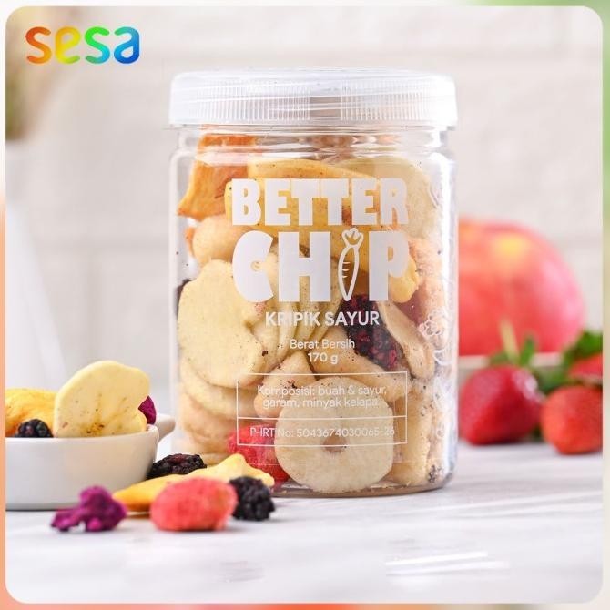 

Better Chips Keripik Buah 170 G