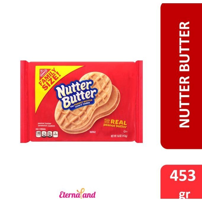 

Nutter Butter Biscuit Cracker - peanut butter snack impor