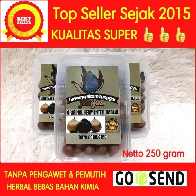 

Bawang Hitam Tunggal Lanang (Black Garlic) 250 Gram