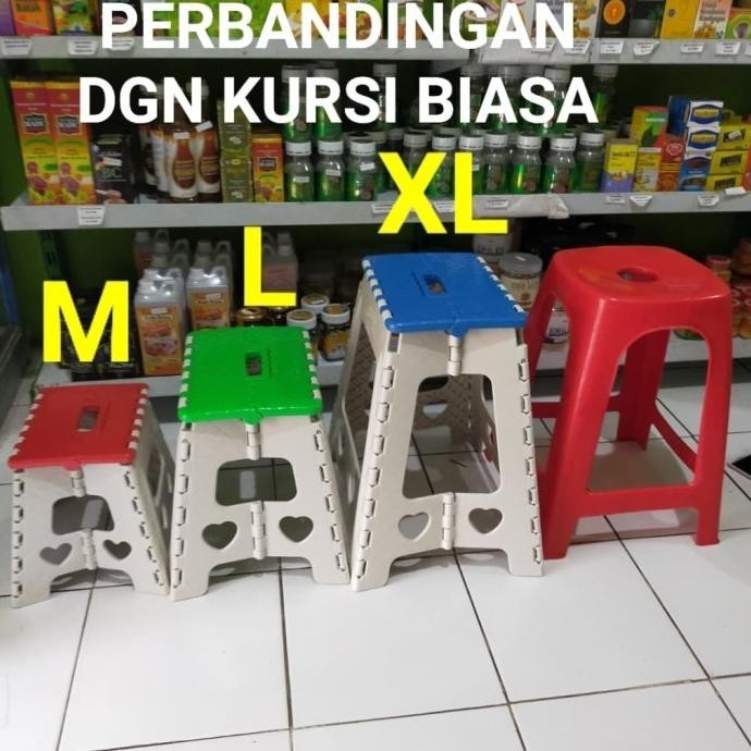 Kursi Lipat Plastik kursi plastik lipat portable uk XL