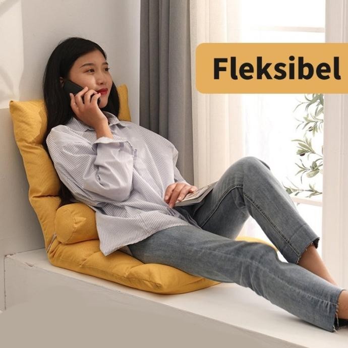 Dejavu Kursi Lantai Lipat Sofa Lazy Bag Tempat Duduk Lesehan HSB302
