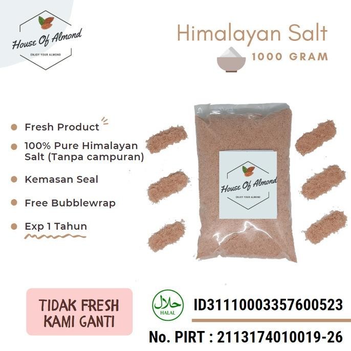 

Garam Himalayan Pink salt 1000gr organic
