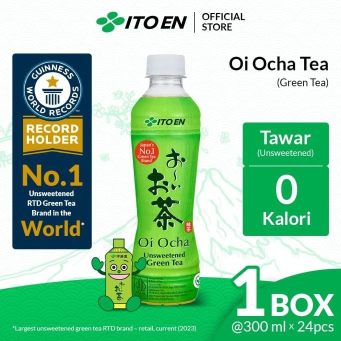 

ITO EN Oi Ocha Green Tea No Sugar 300ml isi 24 pcs
