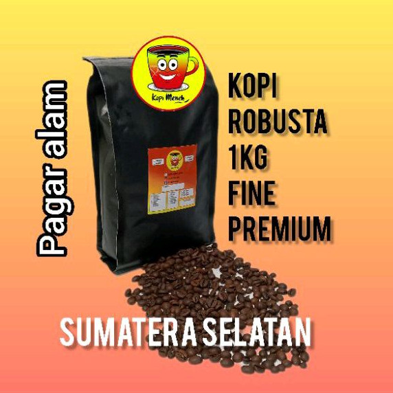 

Kopi Fine Robusta Pagar alam Sumatera Selatan Kopi Sangrai/Kopi Biji/Kopi Bubuk 1Kg Roasted Bean Premium Termurah Terlaris Terenak Roasted Bean