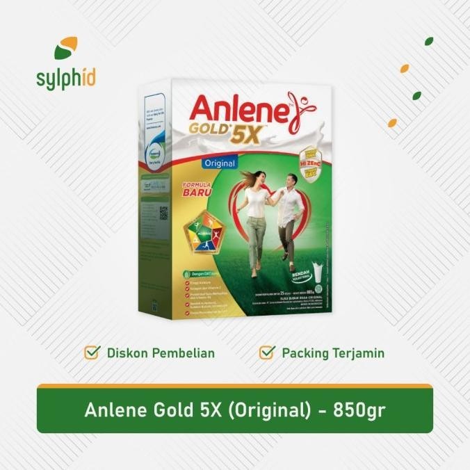 

Anlene Gold 5x Original 850gr / Susu Bubuk Dewasa / Tulang Sendi Otot HTS