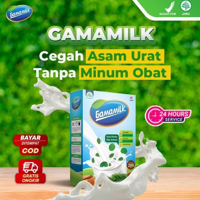 

Gamamilk Susu Etawa Plus Gamat 200gr Atasi Nyeri Sendi & Tulang HTS