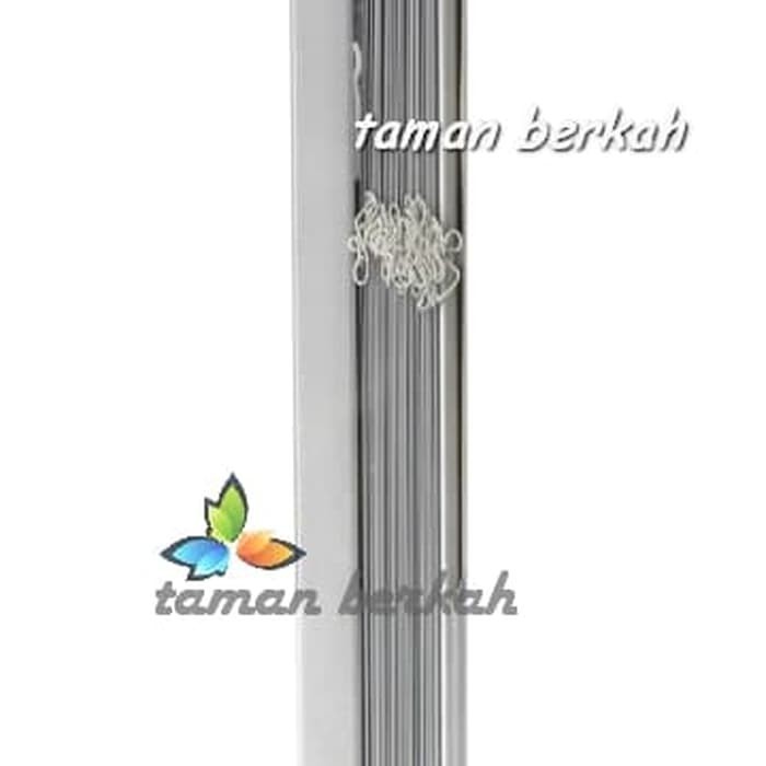 TIRAI GULUNG ALUMINIUM 60X180 CM   SILVER    TIRAI PVC