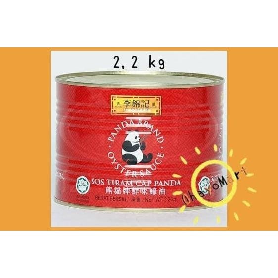 

Lkk Saus Tiram Kaleng Cap Panda/ Oyster Sauce/ Lee Kum Kee 2,2Kg
