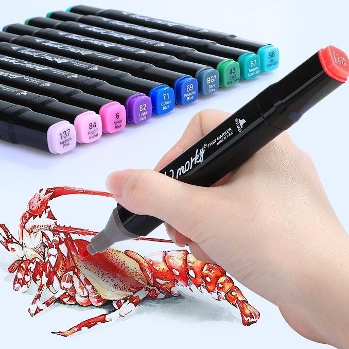 

Spidol 60/80 Warna Anak Gambar Sketsa Twin Marker Sketch Copic