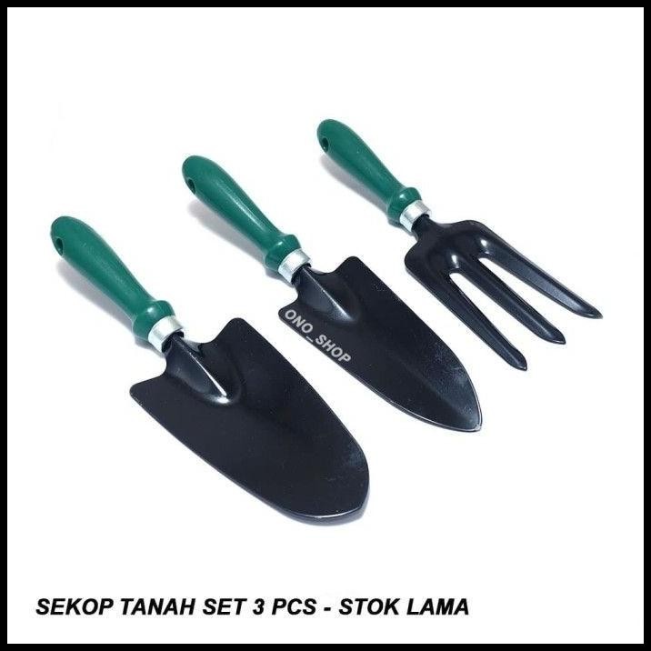 SEKOP TANAH SET 3 PCS - STOK LAMA