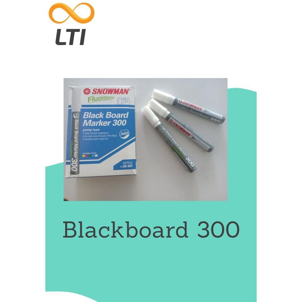 

Snowman Spidol Blackboard / Black Board Marker 300 Baru - Lusin