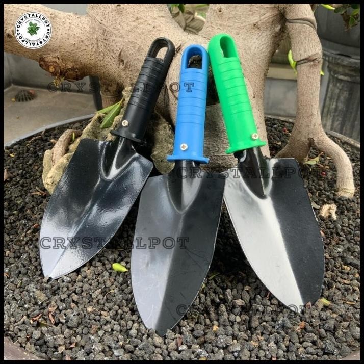 SEKOP TAMAN MINI BESI UNTUK BERKEBUN DAN GALI TANAH - SEKOP MINI BESI